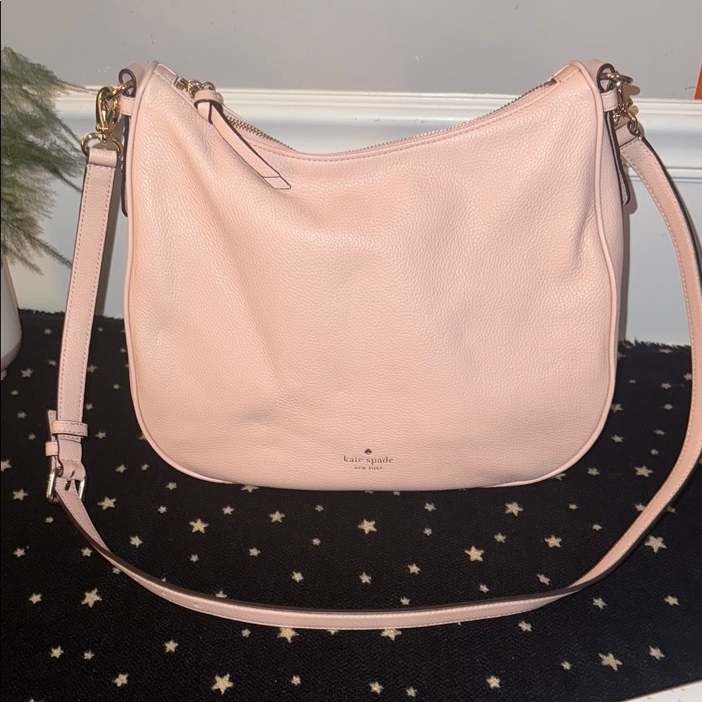 Kate Spade Pink Pebbled Shoulder Bag